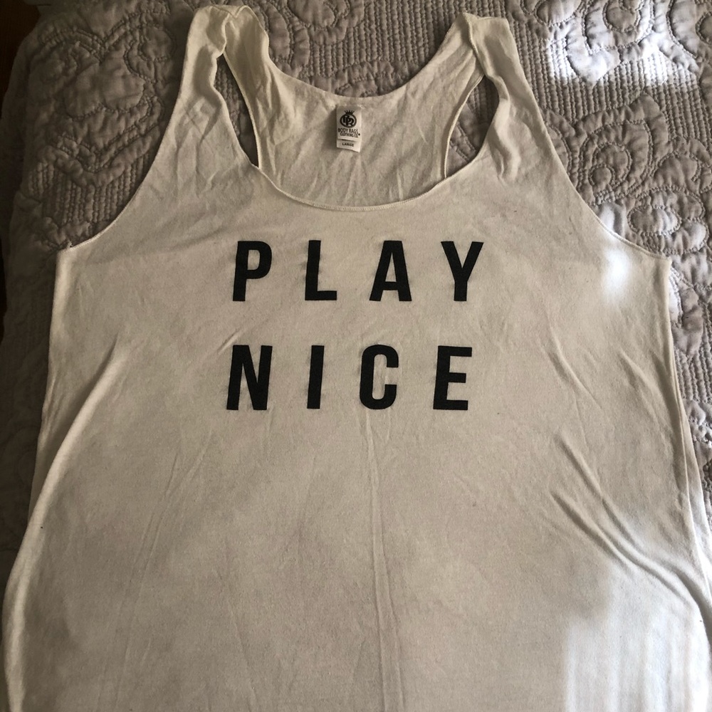 White Women’s Sporty Tank Top Light Weight